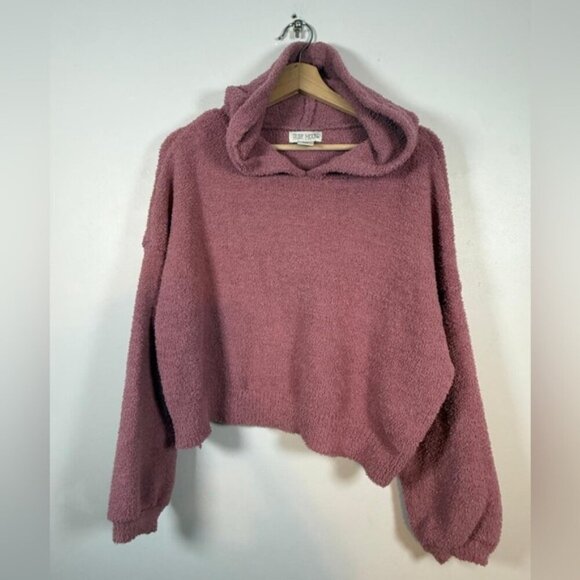 Ruby Moon Women’s Plush Cropped Hoodie - Size M - Picture 3 of 7